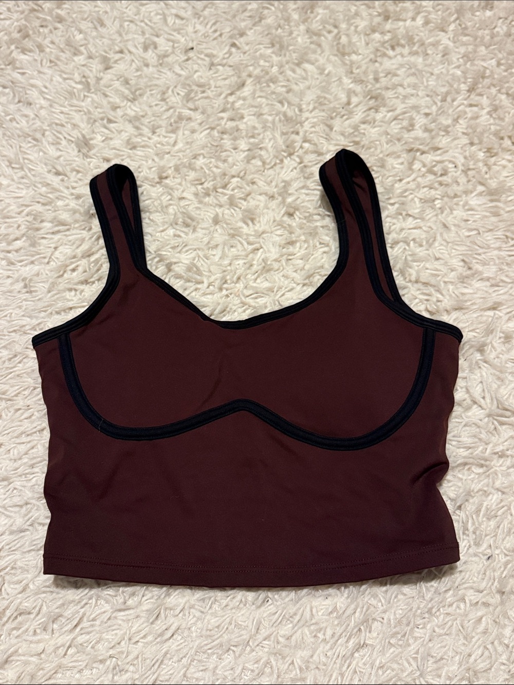 Women’s Sculpting Bralette Crop Top - Brown